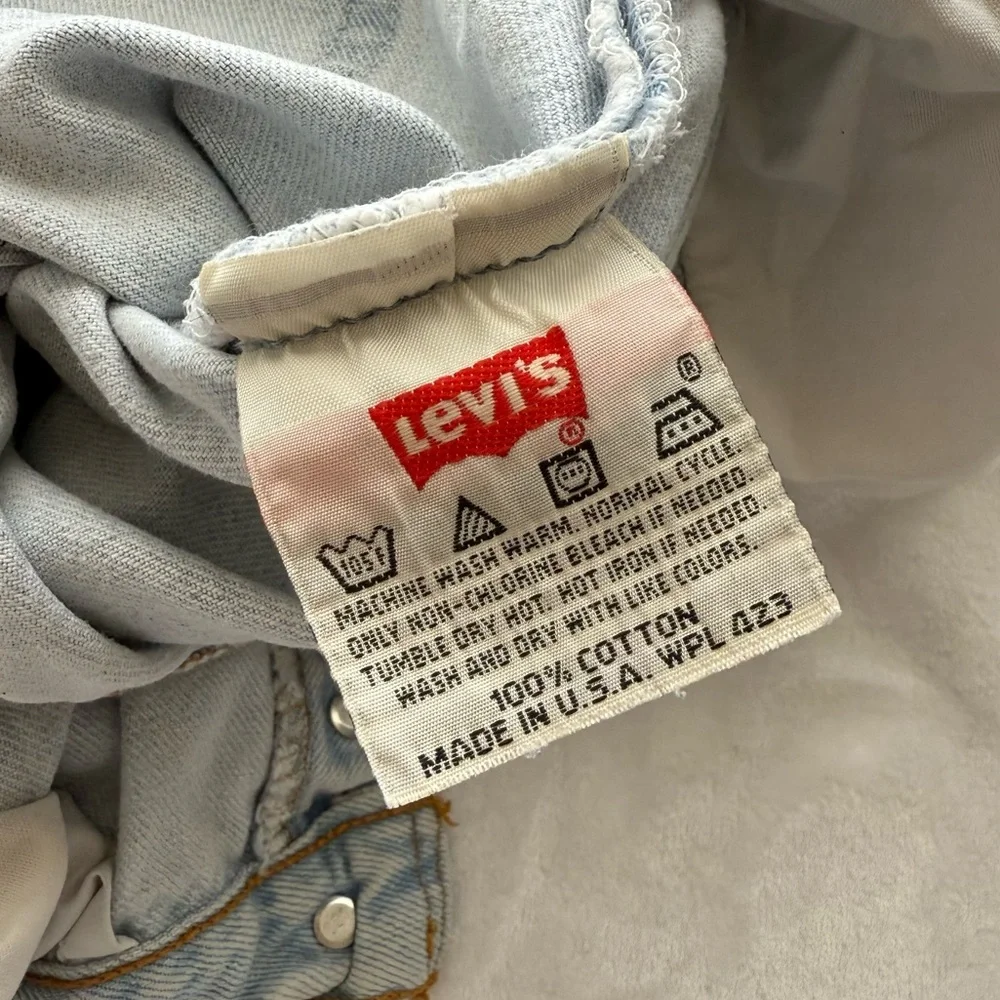 Vintage Levi’s 501 Button Fly Jeans Made in USA Classic Straight Leg